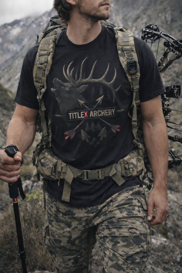 Bull Elk TitleX Archery Swag T-Shirt