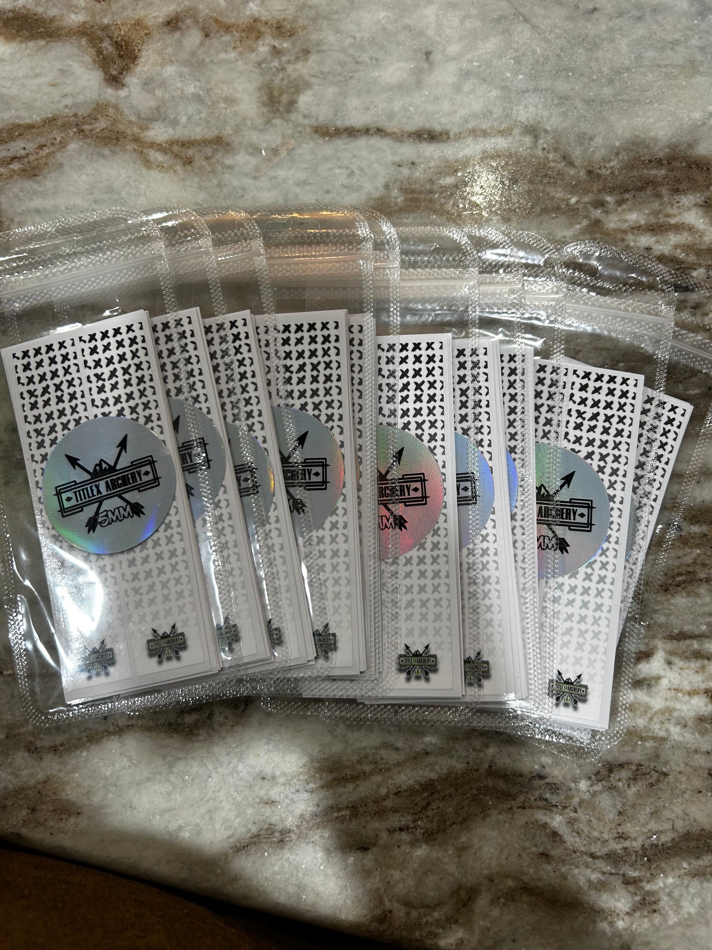 5mm Arrow wraps White X