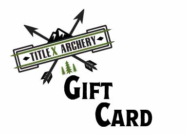 TitleX Archery Gift Card's