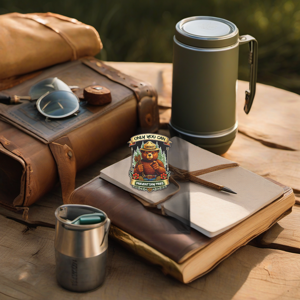 Dry Fire gift on rustic wood, styled for Father's Day camping vibes. | titlex-scene-fathers-day