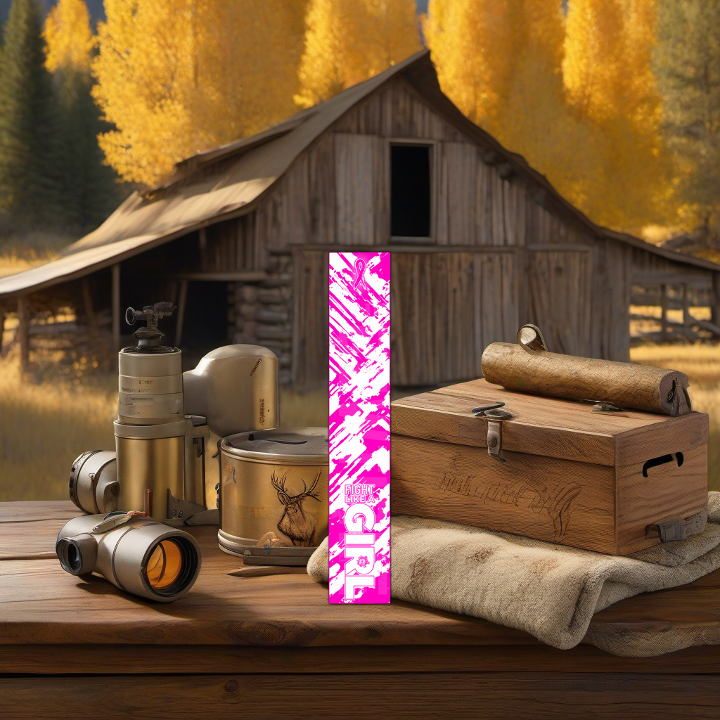 Arrow wraps on weathered wood in a golden aspen sunset, evoking a rugged elk hunting feel. | titlex-scene-western-elk