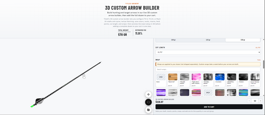 Stop Guessing. The TitleX 3D Custom Arrow Builder Is Live