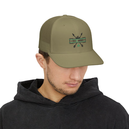 Trucker Cap — Mill Archery Embroidered Snapback
