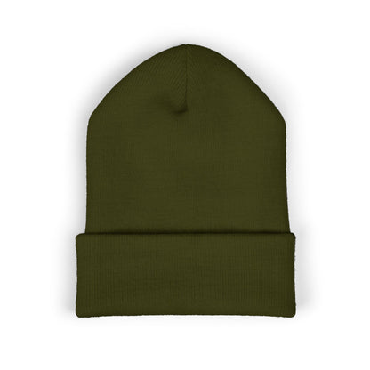 Embroidered 'Hike & Explore' Arrow Cuffed Beanie