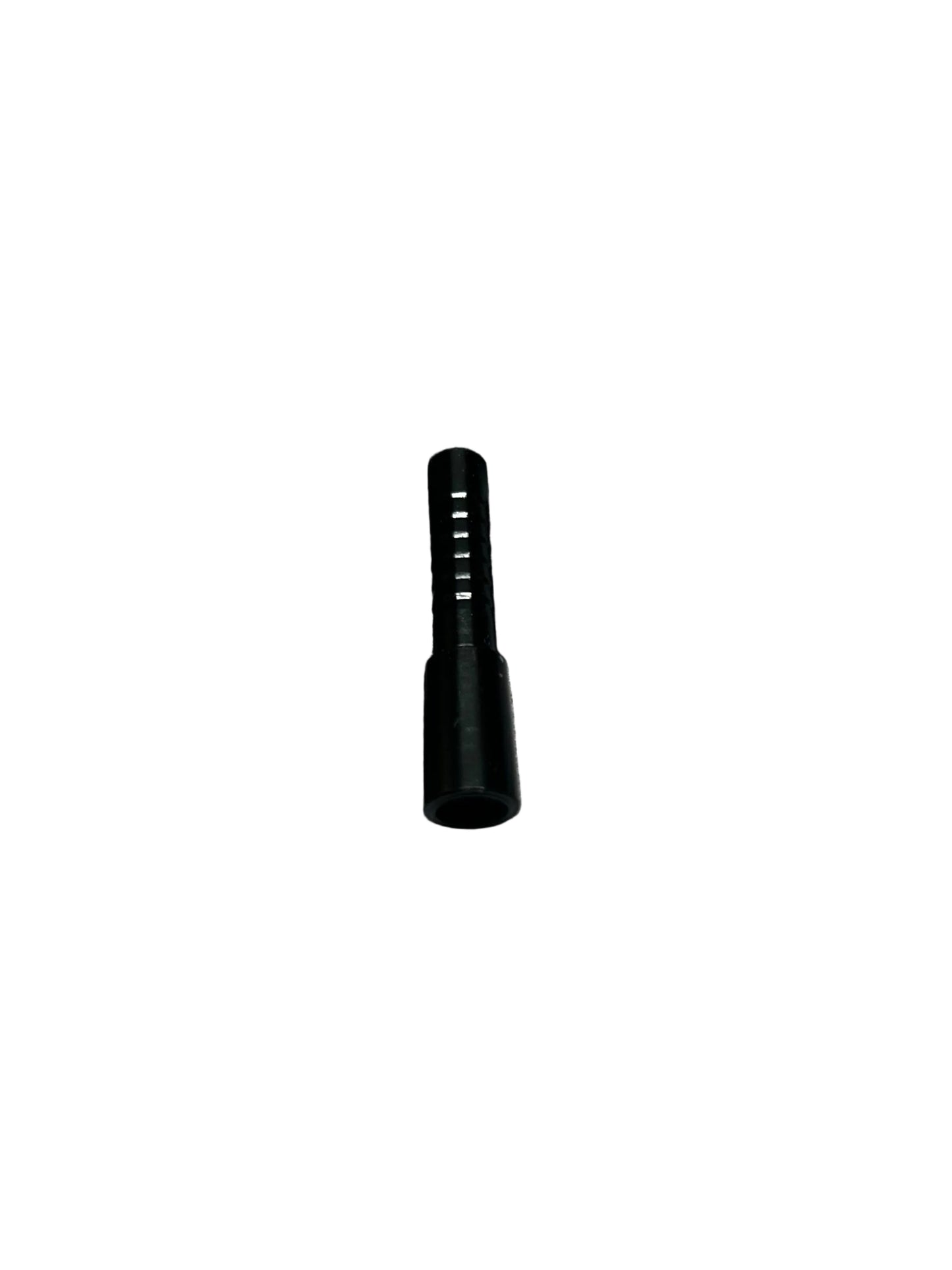 Black aluminum half-out projectile, featuring visible indexing slots.