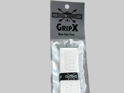 Titlex Archery GripX Bow Grip Tape, white, packaged for archery use.