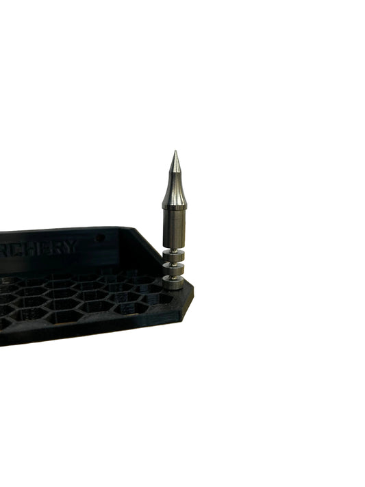 Soldering iron tip (TX-23) shown in a black, slotted tip holder.