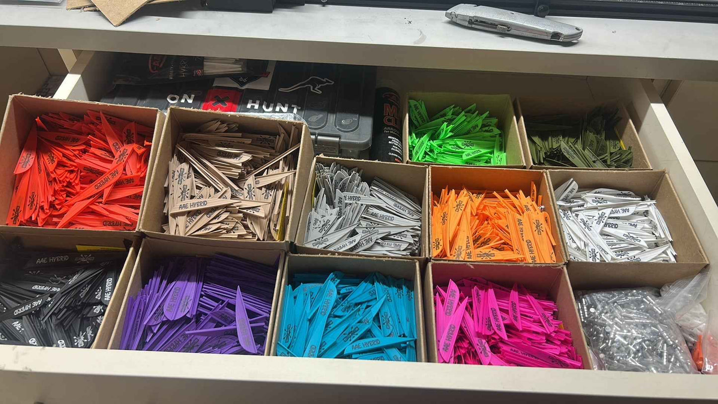 Custom Fletching per 1/2 Dozen