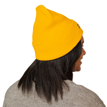 Embroidered 'Hike & Explore' Arrow Cuffed Beanie