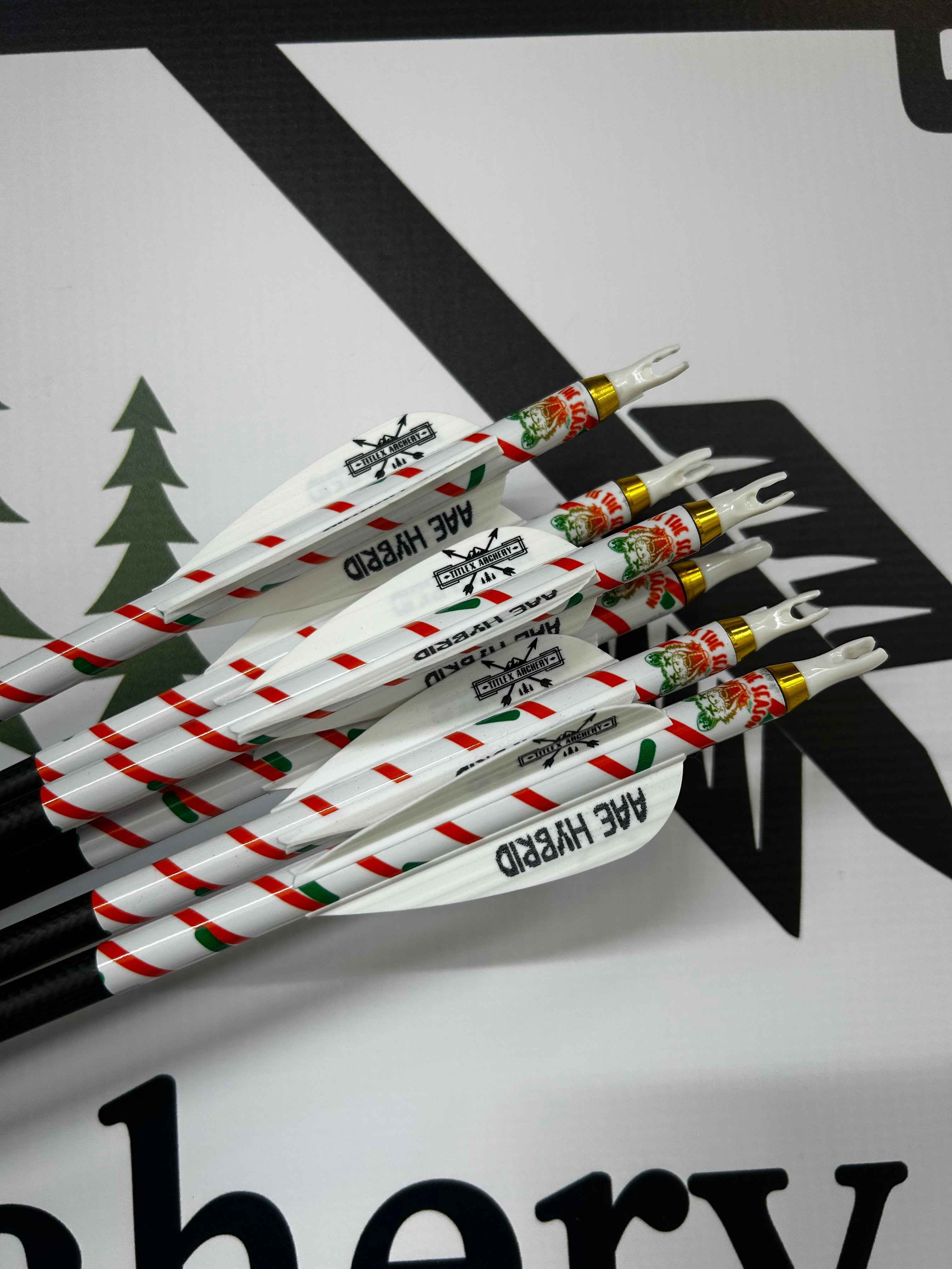 TX-23 Dozen Pack - Arrows for Target 3D Shooting - TitleX Archery