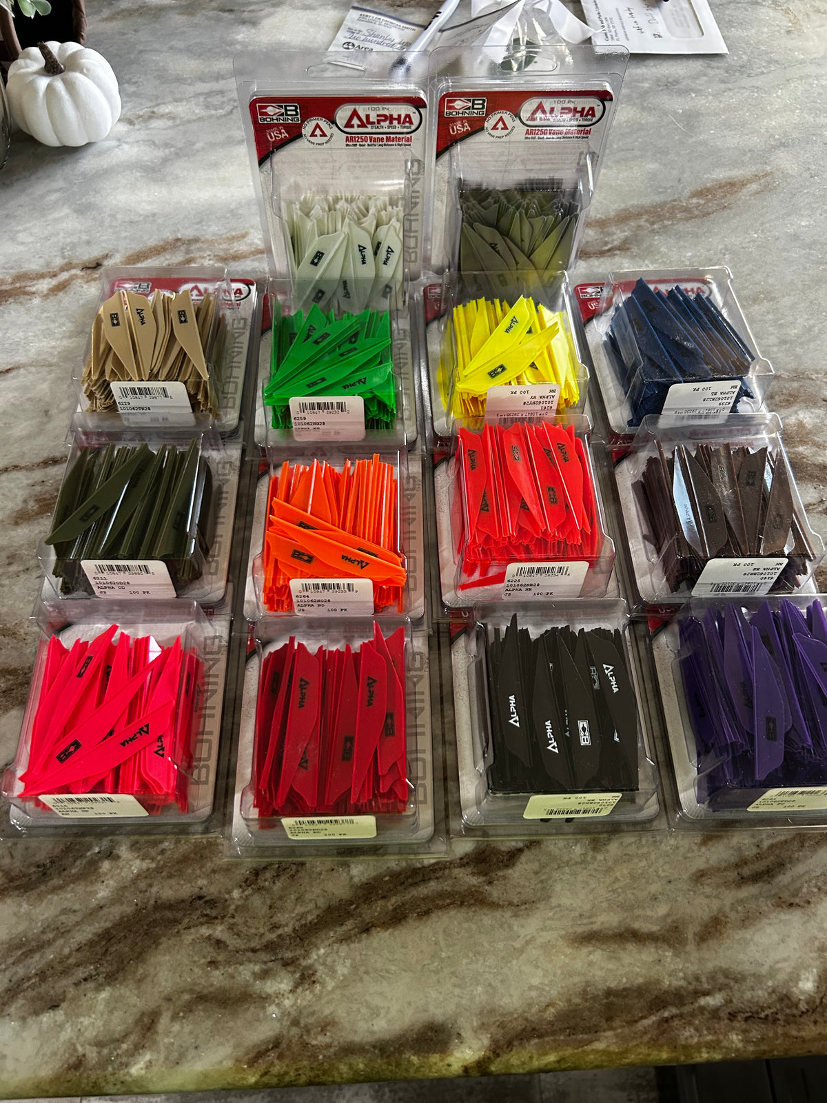 Bohning Alpha Vanes custom fletch