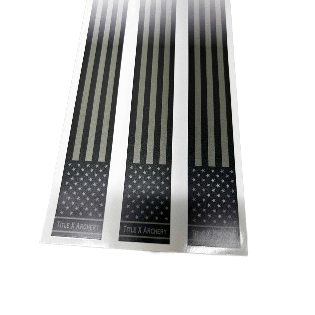 Gray American Flag Arrow wraps