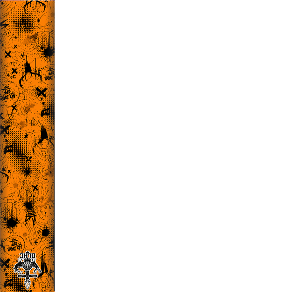 NO DAYS OFF! — flo-orange wrap texture | titlex-wrap-texture