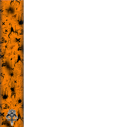 NO DAYS OFF! — flo-orange wrap texture | titlex-wrap-texture