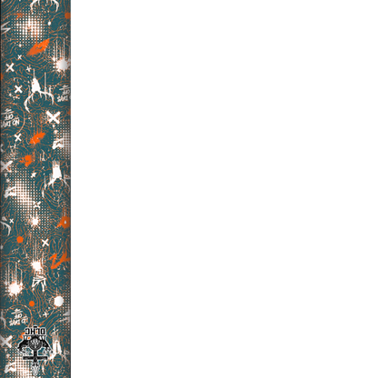 NO DAYS OFF! — teal-orange wrap texture | titlex-wrap-texture
