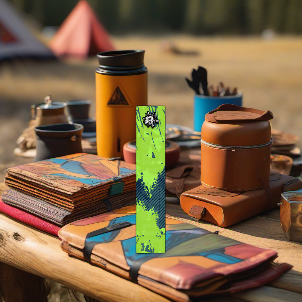 Comic Pop Arrow Wrap on rustic table at golden hour, perfect Father's Day gift setting. | titlex-scene-fathers-day