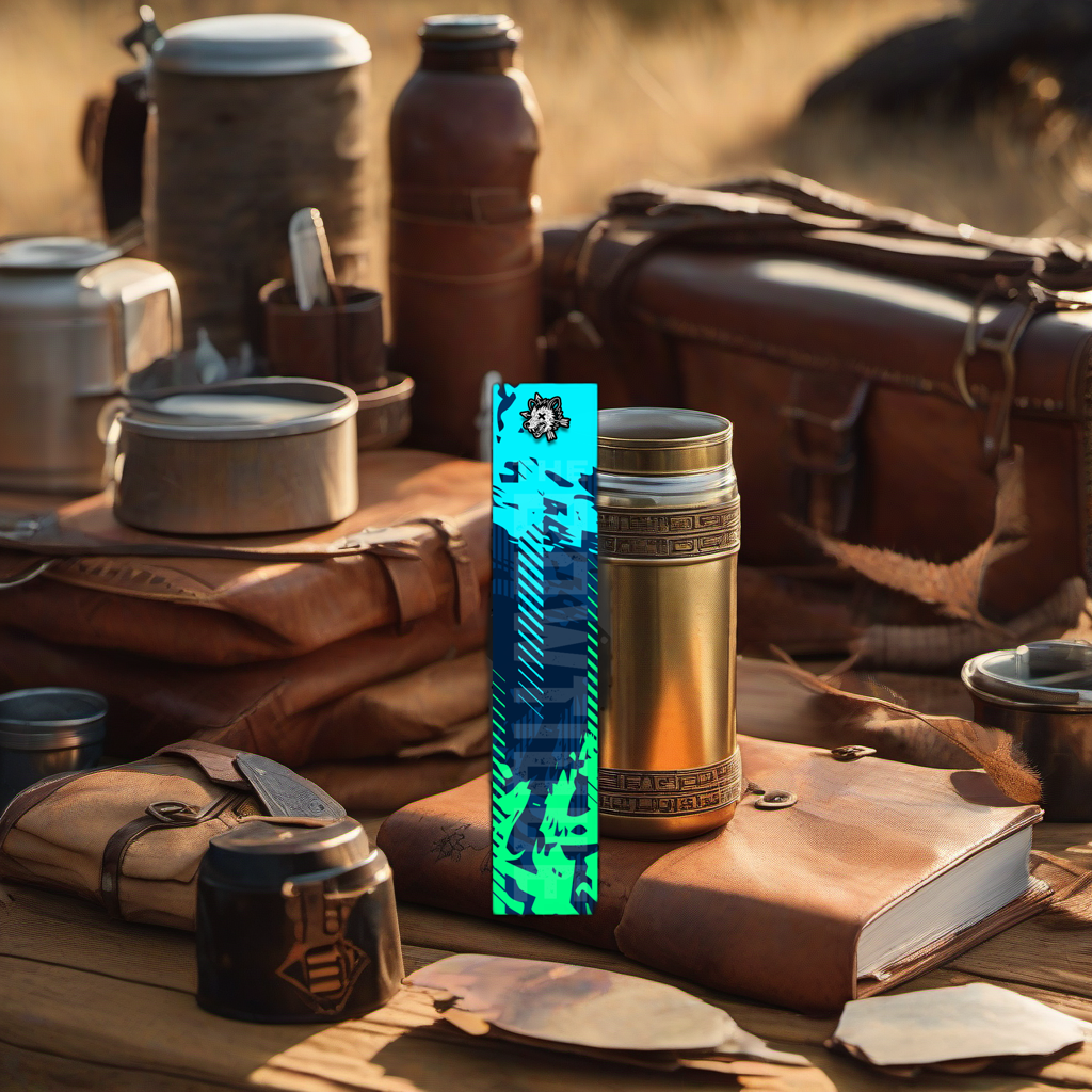 Comic Pop Arrow Wrap on rustic table at golden hour, perfect Father's Day gift setting. | titlex-scene-fathers-day