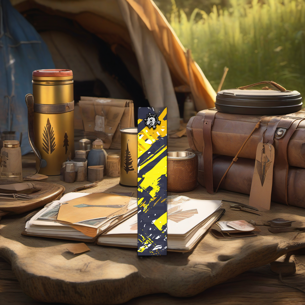 Comic Pop Arrow Wrap on rustic wood at golden hour, perfect Father's Day gift scene. | titlex-scene-fathers-day