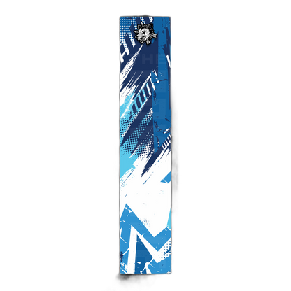 Comic Pop Arrow Wrap: Bright red and yellow comic-style arrow design. | titlex-cutout