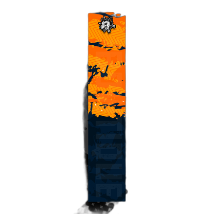 Comic Pop Arrow Wrap: Brightly colored, stylized arrow design, featuring comic book art elements. | titlex-cutout