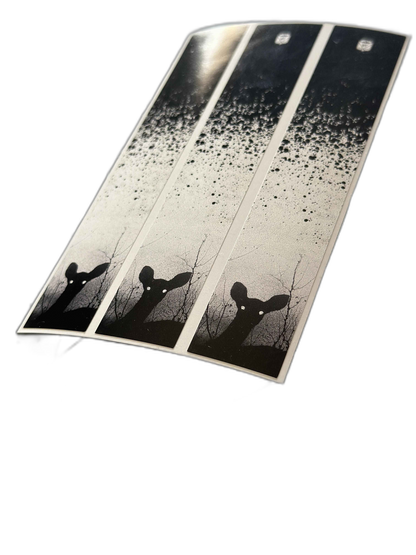Doe Patrol Arrow Wraps: Patterned fabric wraps featuring an arrow motif. | titlex-cutout