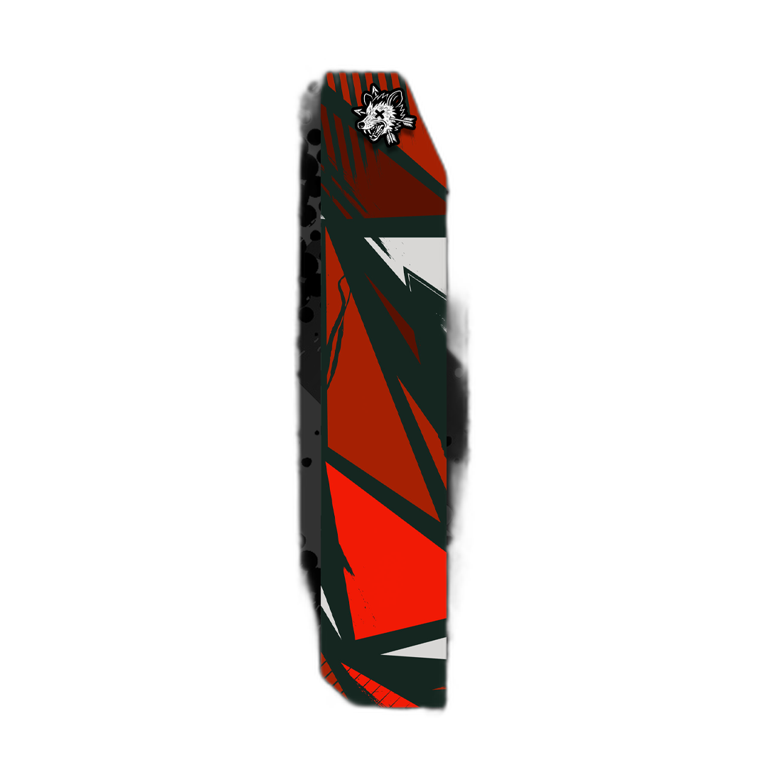 Comic Pop Arrow Wrap: Brightly colored, stylized arrow design, featuring comic book art elements. | titlex-cutout
