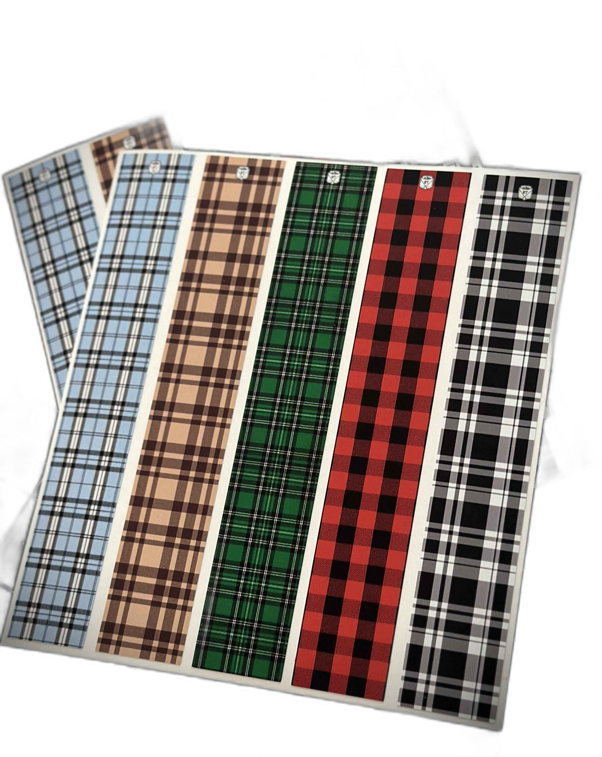 Plaid Arrow wraps in various colors. | titlex-cutout