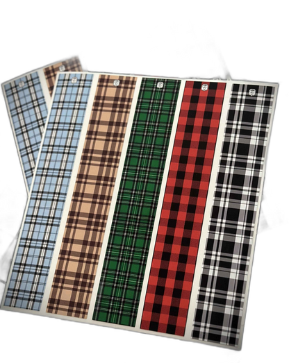 Plaid Arrow wraps in various colors. | titlex-cutout