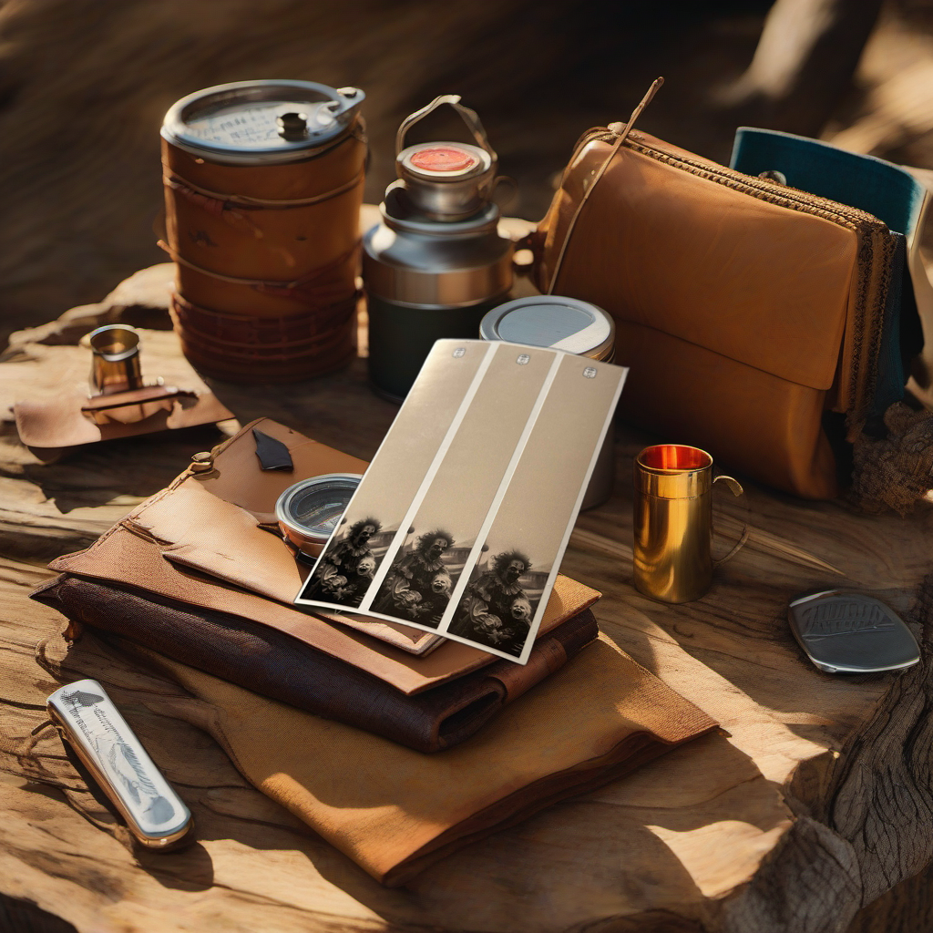 Stranger Danger wraps on rustic wood at golden hour, perfect Father's Day gift setting. | titlex-scene-fathers-day