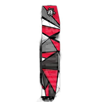 Comic Pop Arrow Wrap: Bright red and yellow comic book style arrow design. | titlex-cutout