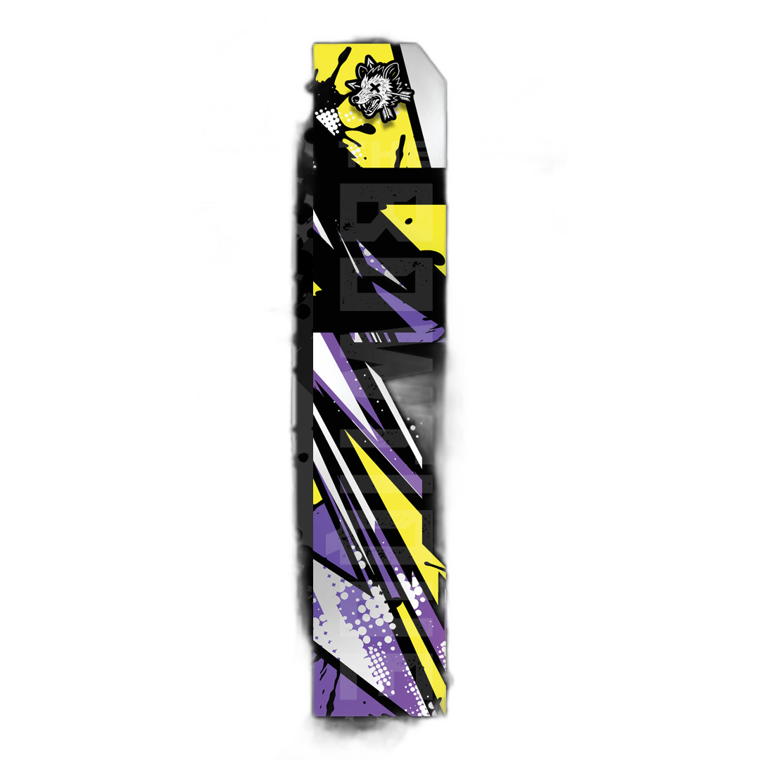 Comic Pop Arrow Wrap: Bright, colorful packaging featuring comic book style art and branding. | titlex-cutout