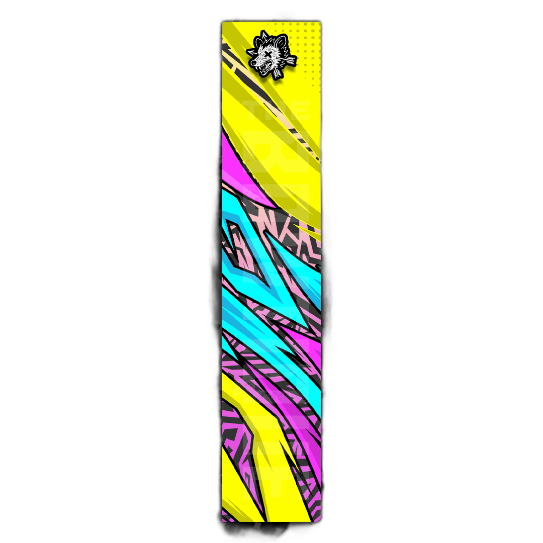 Comic Pop Arrow Wrap, featuring vibrant comic book art and branding. | titlex-cutout