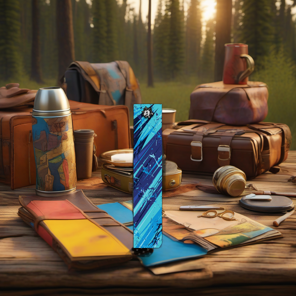 Comic Pop Arrow Wrap on rustic wood at golden hour, perfect Father's Day gift setting. | titlex-scene-fathers-day
