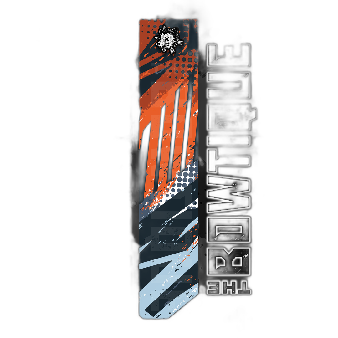 Comic Pop Arrow Wrap: Brightly colored, comic-style arrow design, featuring bold graphics. | titlex-cutout