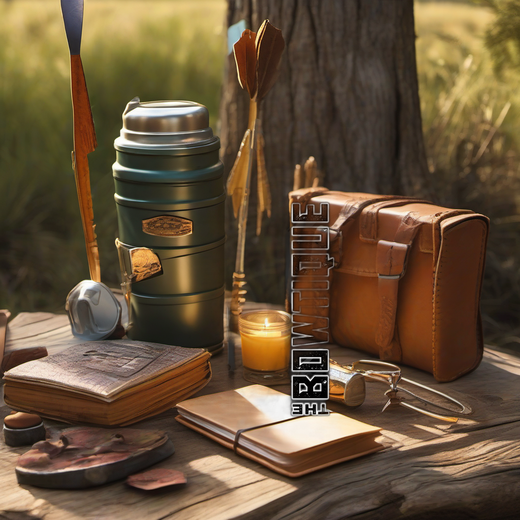 Comic Pop Arrow Wrap on rustic wood at golden hour, perfect Father's Day gift scene. | titlex-scene-fathers-day