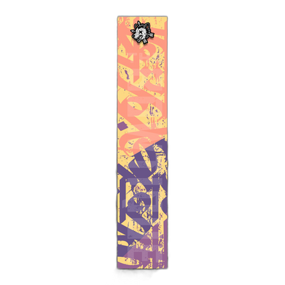 Comic Pop Arrow Wrap: Bright red and yellow comic-style arrow design. | titlex-cutout