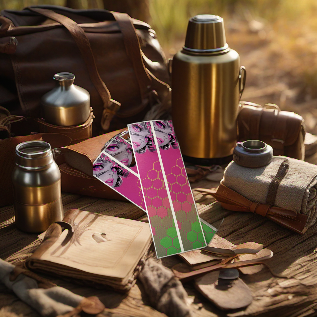 Peek Arrow Wraps on rustic wood at golden hour camp, perfect Father's Day gift. | titlex-scene-fathers-day