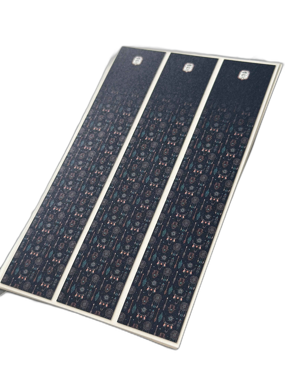 Western Pattern 4 Arrow wraps, featuring a repeating geometric pattern in brown and tan tones. | titlex-cutout