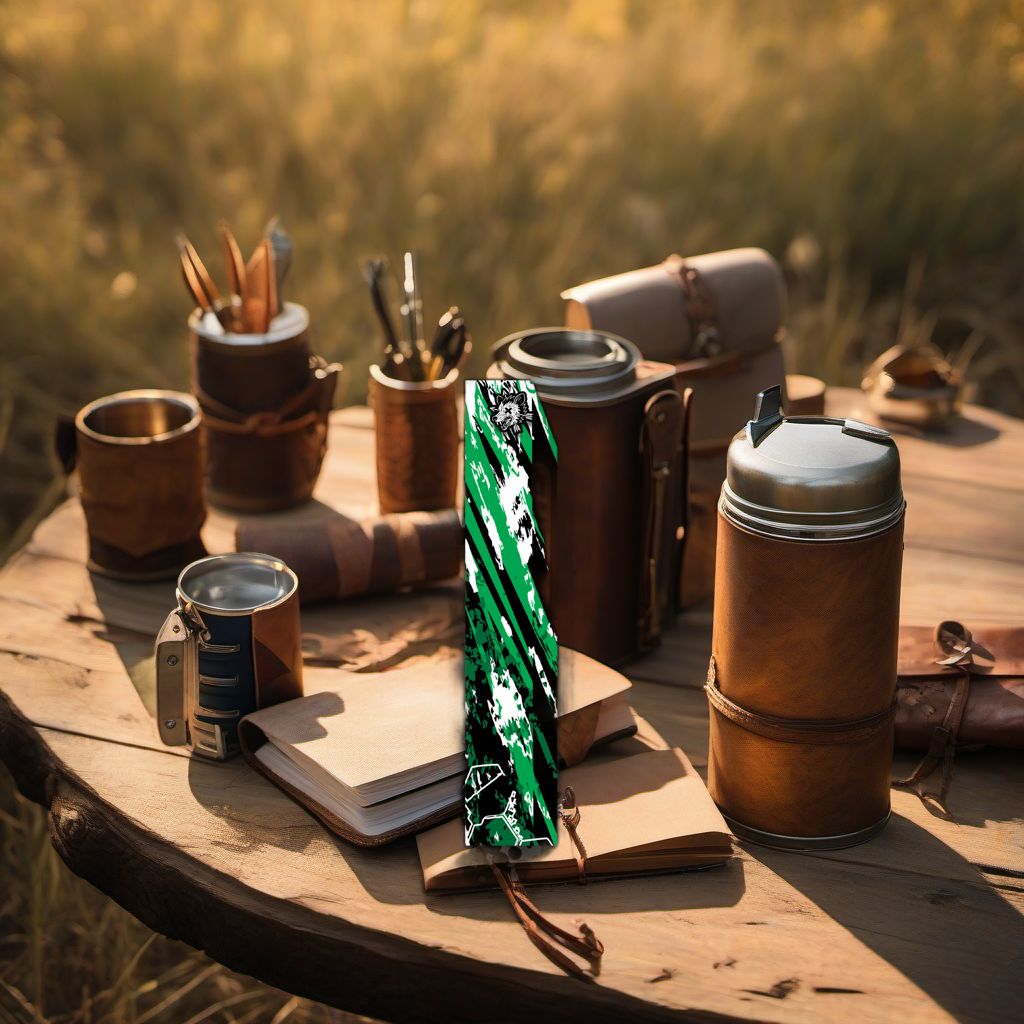 Comic Pop Arrow Wrap on rustic wood at golden hour, perfect Father's Day gift setting. | titlex-scene-fathers-day