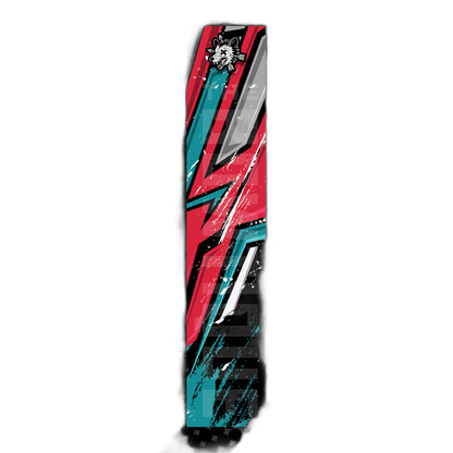 Comic Pop Arrow Wrap: Bright red and yellow comic-style arrow design. | titlex-cutout