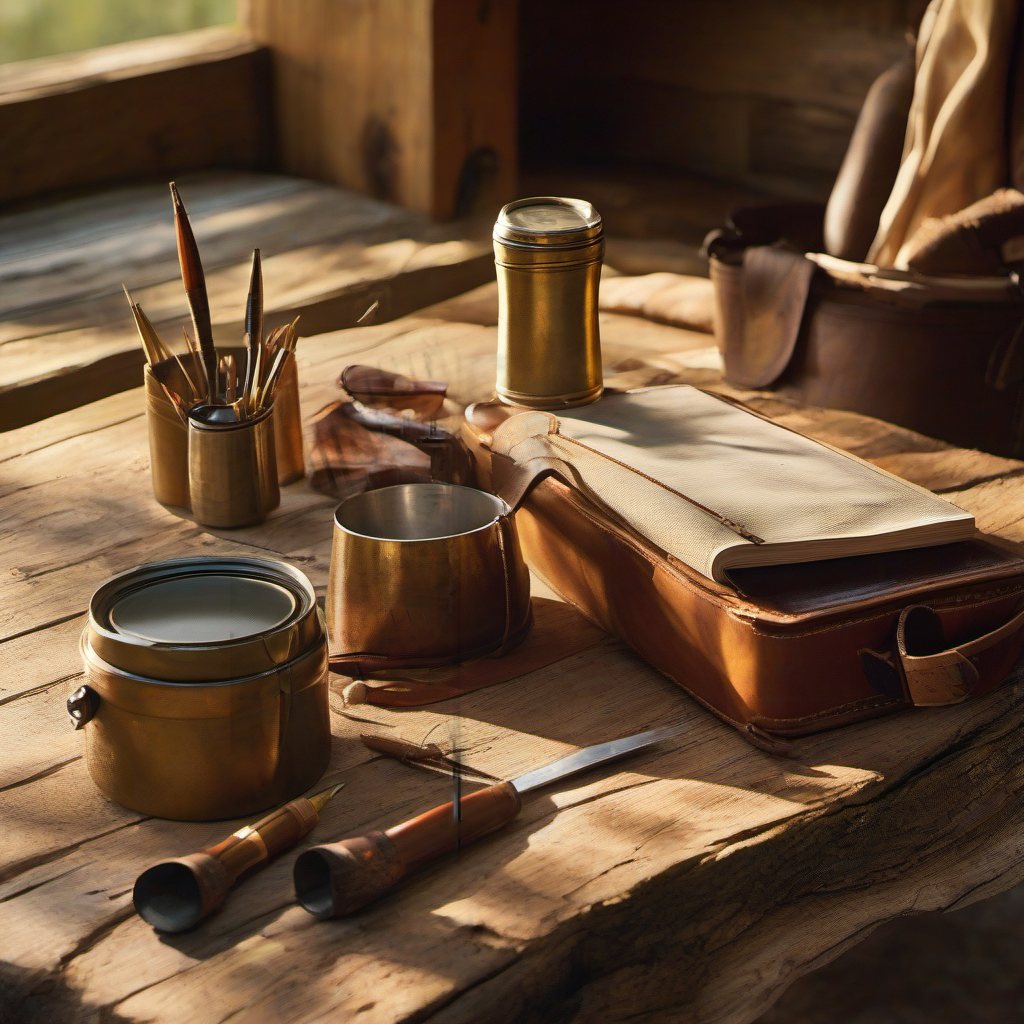 Showdown Arrow Wraps on a rustic table at golden hour, perfect Father's Day gift. | titlex-scene-fathers-day