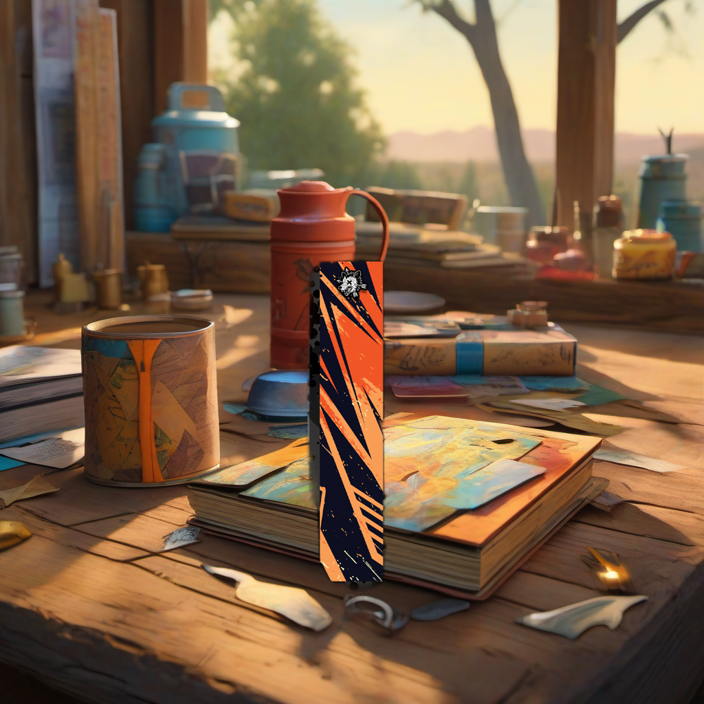 Comic Pop Arrow Wrap on rustic wood at golden hour, perfect Father's Day gift setting. | titlex-scene-fathers-day