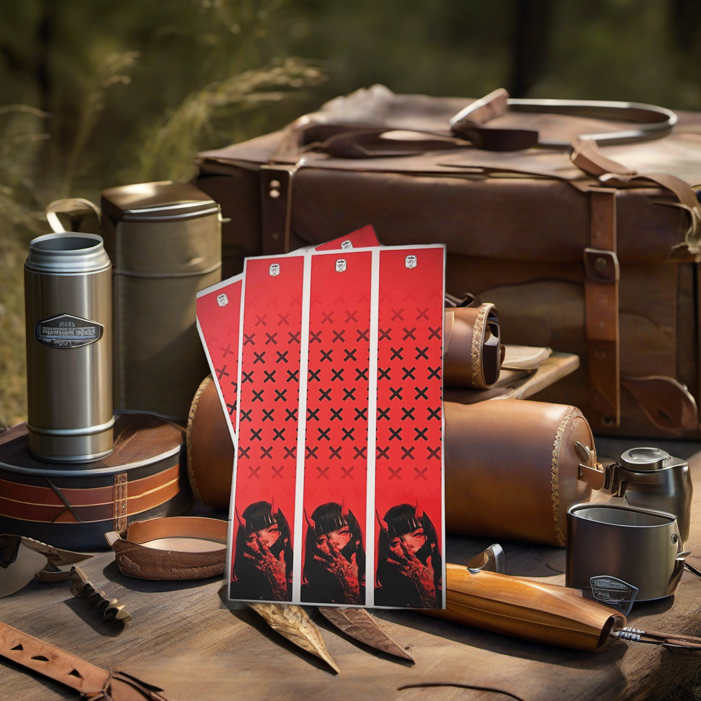 Syndicate Arrow Wraps on rustic wood at golden hour camp scene, perfect Father's Day gift. | titlex-scene-fathers-day