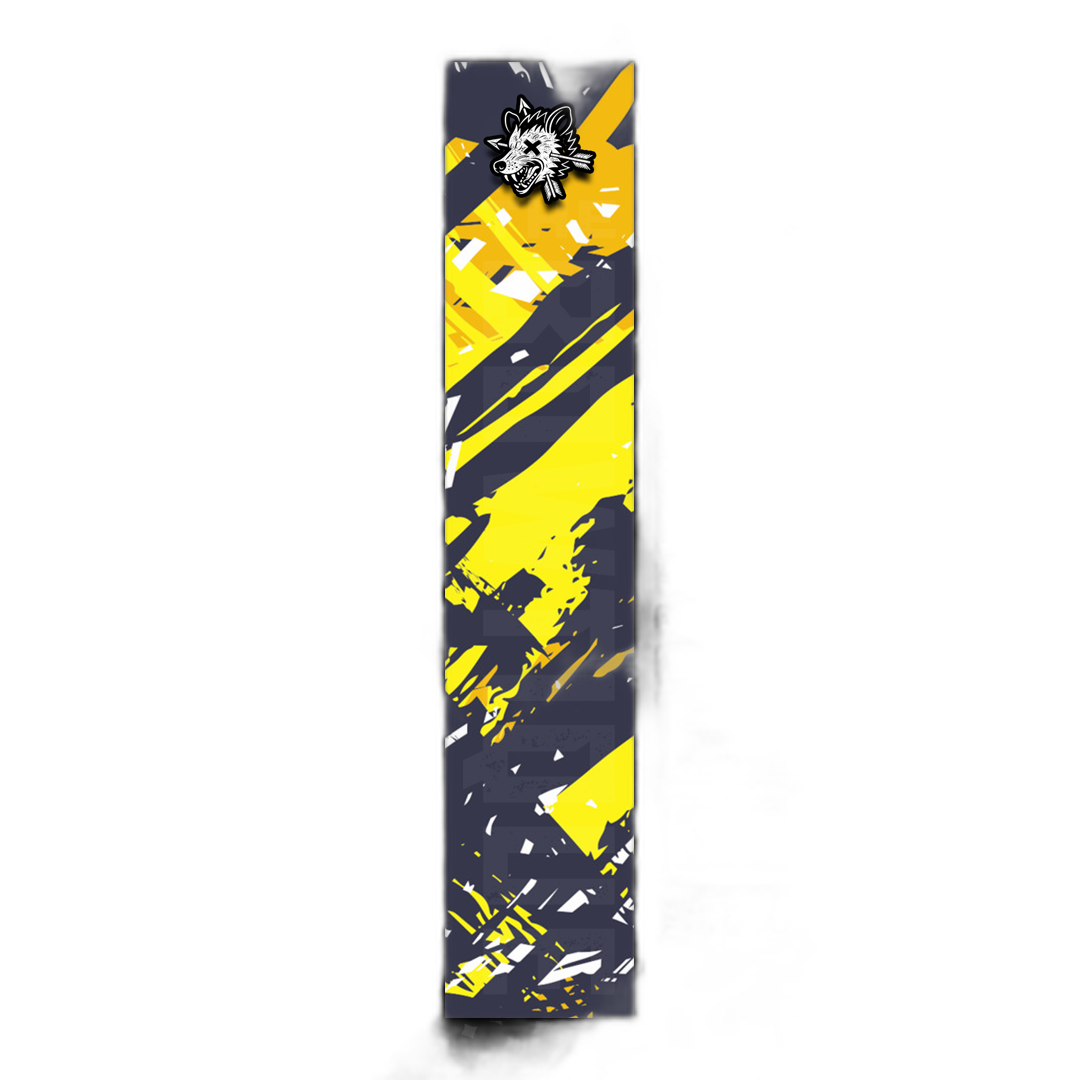 Comic Pop Arrow Wrap: Brightly colored, stylized arrow design with comic book aesthetic. | titlex-cutout