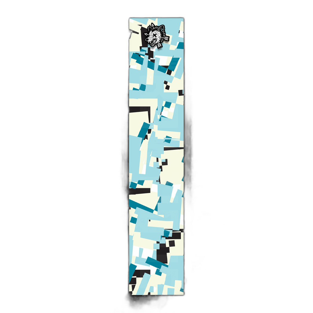 Comic Pop Arrow Wrap: Bright red and yellow comic-style arrow design. | titlex-cutout