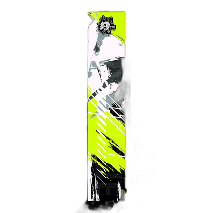 Comic Pop Arrow Wrap: Bright red and yellow comic book style packaging. | titlex-cutout