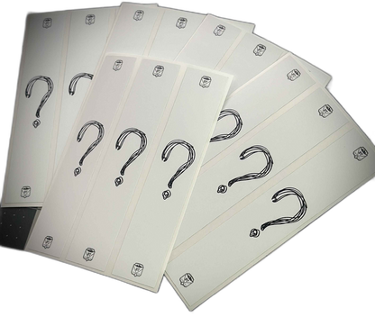 MYSTERY PACK ARROW WRAPS: Assortment of arrow-shaped wraps in various colors. | titlex-cutout