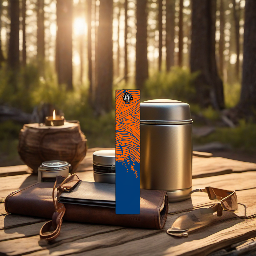 Comic Pop Arrow Wrap on rustic wood at golden hour, perfect Father's Day gift setting. | titlex-scene-fathers-day