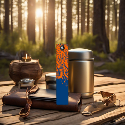 Comic Pop Arrow Wrap on rustic wood at golden hour, perfect Father's Day gift setting. | titlex-scene-fathers-day
