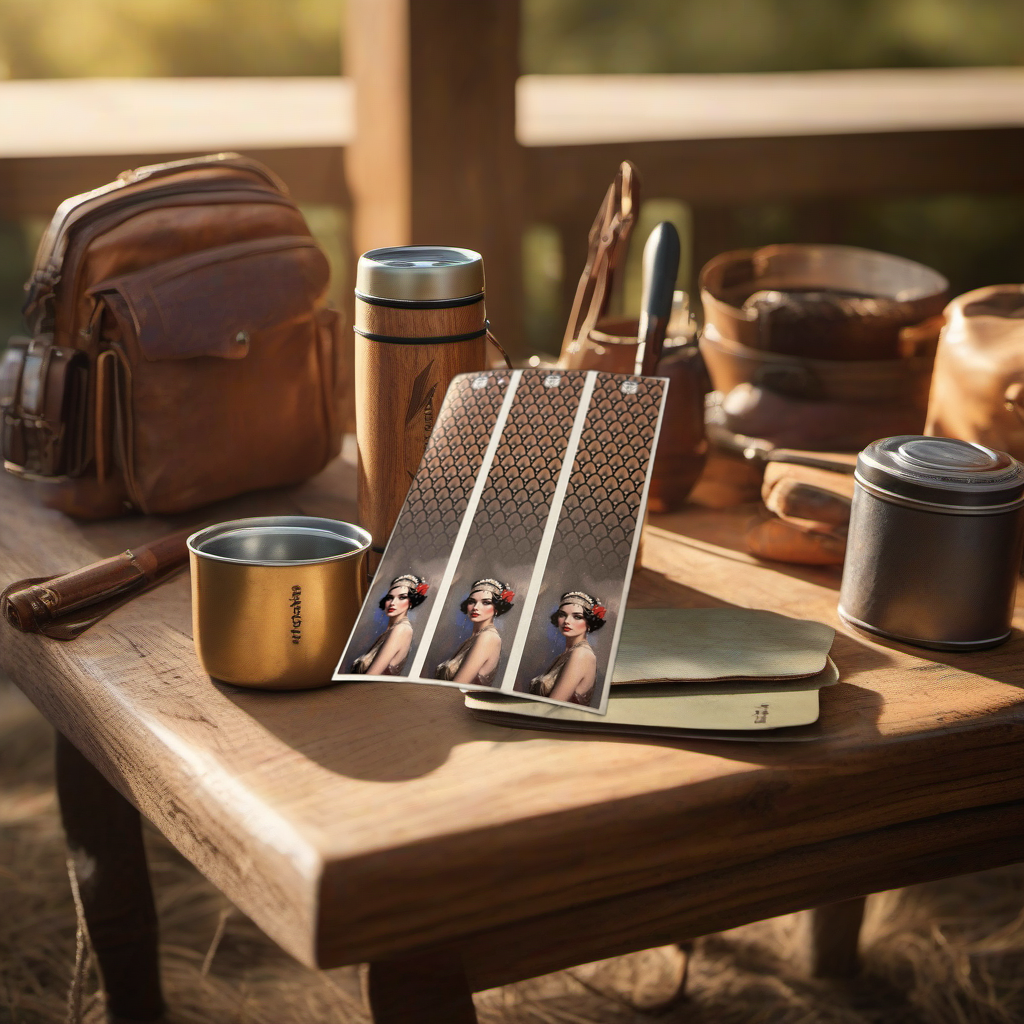 Flipper Arrow Wraps on rustic wood at golden hour, perfect Father's Day gift setting. | titlex-scene-fathers-day